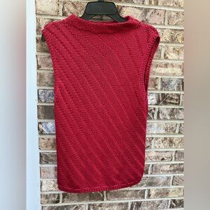 Vintage 90s Crochet Knit Sweater Top